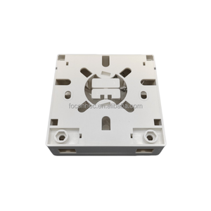 Caja de fibra tipo 86 de plástico Abs de alta calidad, toma de pared, salida de placa frontal, caja de terminales de fibra óptica de 2 núcleos - Product Image 4