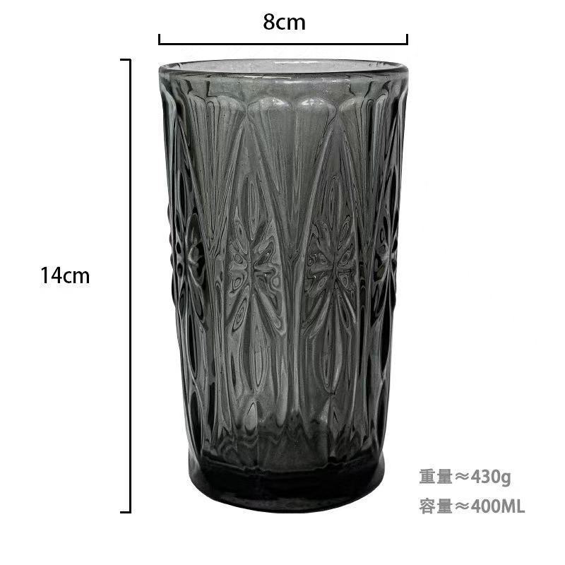 Grey sword flower big drinking cup