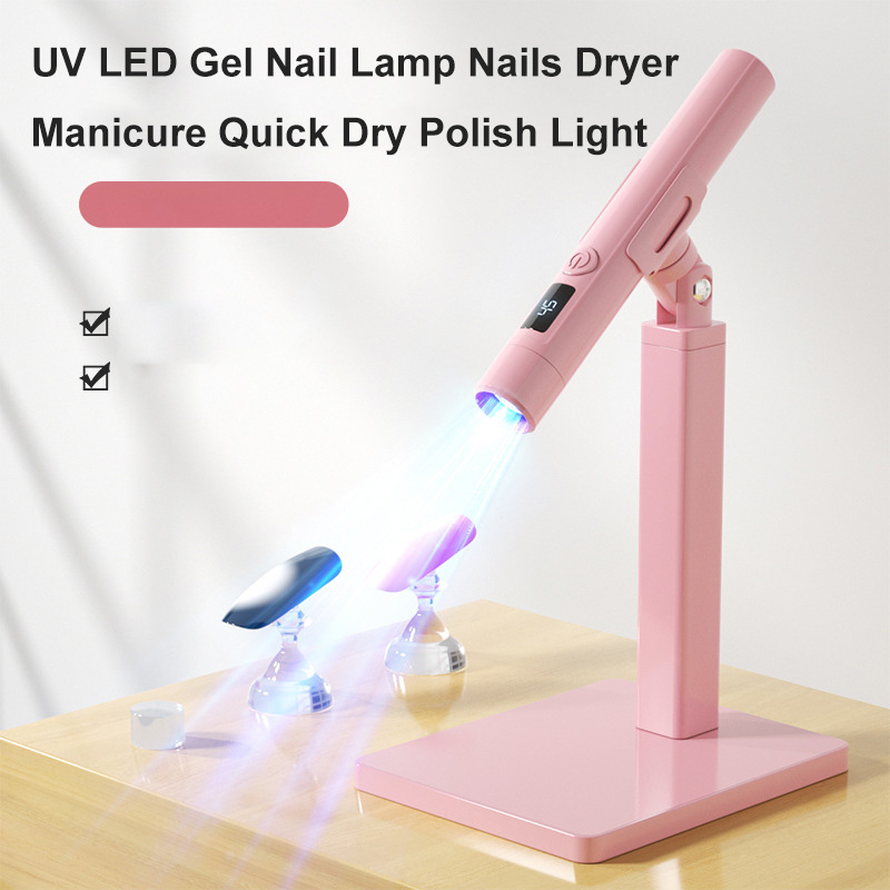 Lámpara de uñas Rosa + soporte