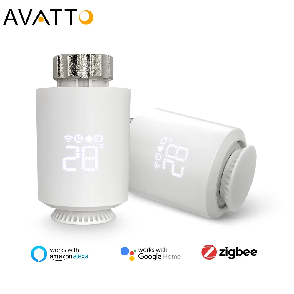 Avatto Tuya Zigbee3.0 Thermostat de chauffage au sol Chaudière à gaz à eau Chauffage Thermostatique Smart Zigbee TRV Thermostat