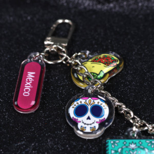 Gantungan kunci akrilik kreativitas gantungan kunci akrilik kustom gantungan kunci akrilik cetak UV plastik kustom - Product Image 5