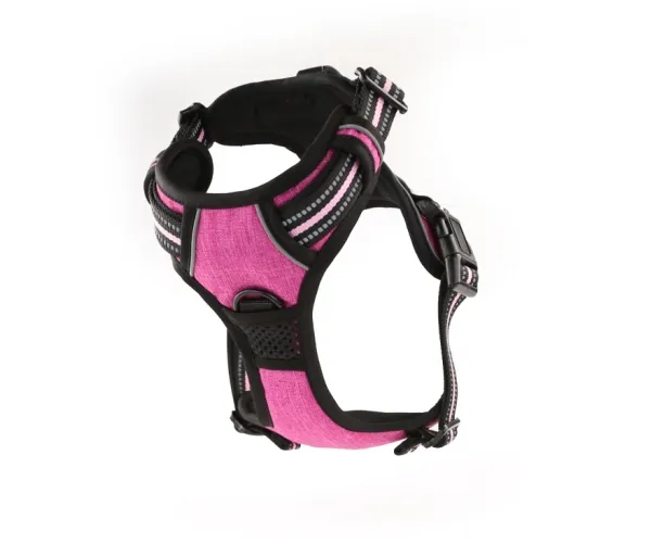 Ajustável No-Choke Soft Padded Dog Harness Arnês De Cães Grandes Sem Puxar