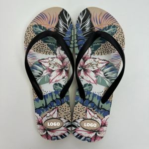 Bosirui Tùy Chỉnh Mùa Hè Ngoài Trời Cao Su Bãi Biển Cho Logo In Giản Dị Unisex Phẳng Dép <span class=keywords><strong>Flip</strong></span> <span class=keywords><strong>Flops</strong></span> Mềm Mại Thoải Mái Chống Trượt - Product Image 3