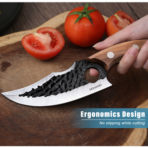 Giả mạo butcher dao boning dao Viking dao sắc nét thịt Cleaver với vỏ bọc cho cắm trại ngoài trời BBQ - Product Image 4
