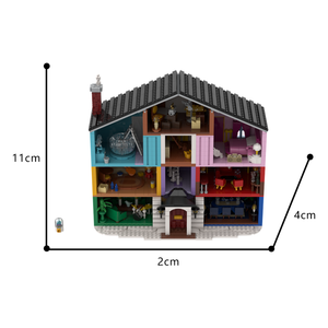 Fun build Beliebte Liebhaber Haus Modular Street View MOC-132468 Liebhaber Haus Taylor Konzert Ziegel Bausteine Spielzeug Weihnachts geschenk - Product Image 4