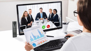Videocamera Webcam per Computer con videocamera e videocamera per videoconferenza All-in-one con vivavoce, Plug and Play - Product Image 2