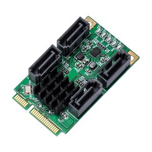 Nueva llegada de 4 puertos mini PCI Express SATA tarjeta controladora - Product Image 2
