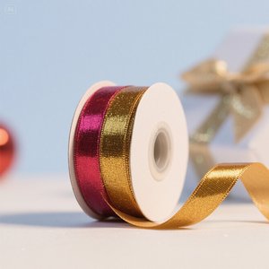 丝带轴光泽礼品丝带光泽聚酯礼品丝带卷轴圣诞装饰品 - Product Image 5