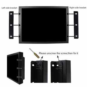 El panel de PC industrial táctil capacitivo de 10 puntos Vsdisplay admite la entrada Hd-Mi/Vga/Dvi 1024X768 Monitor táctil industrial de 12,1 pulgadas - Product Image 4