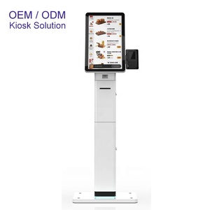 Personalizzato 23.6 "32 pollici tipo C schermo curvo Self ordinando chiosco nel ristorante Checkin chiosco sistema POS - Product Image 4