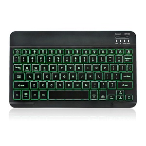 Universal 10 Inch Tablet Backlight <strong>Keyboard</strong> Slim Wireless <strong>Keyboard</strong> for IOS/Android/<strong>Windows</strong>/IBM PC/MAC/IPAD/IPHONE - Product Image 1