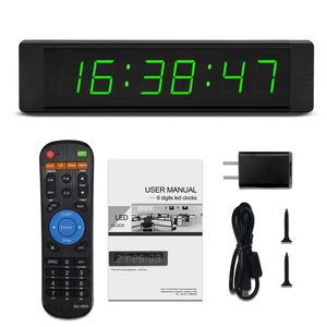 Ganxin DC alimentatore LED cronometro Multi funzione conto alla rovescia cronometro 1 pollice Display digitale ora con telecomando - Product Image 5