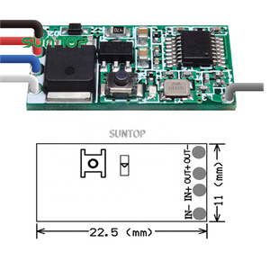 433 mhzミニリレーワイヤレススイッチリモートコントロール電源LEDランプコントローラーマイクロレシーバートランスミッターシステム - Product Image 2