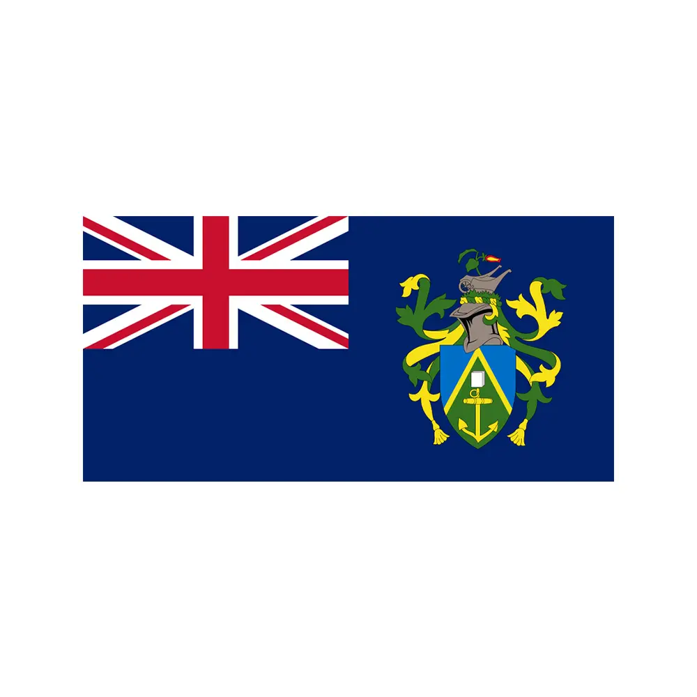 Flagnshow high end stampato 3x5 ft pitcairn nazionale battente bandiera Pitcairn 100% poliestere 90x150cm