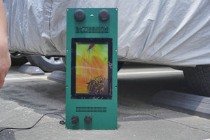 10.1 IPS gebogener LCD-Touch-Monitor Eingebettete Lüfter 2000Nits Automatische Dimmung Smart Street Lighting Project Außen anzeige - Product Image 4