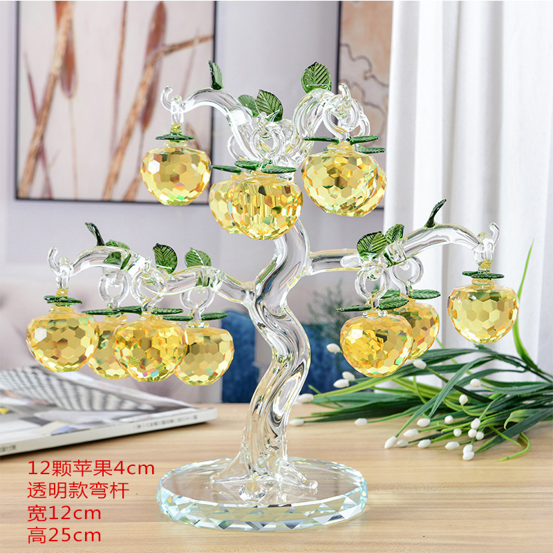 12 hanging curved pole full yellow apple tree