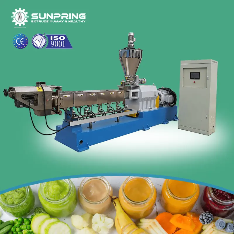 SUNPRING Infant Nutrition Food Production Line Instant Baby Rice Powder Extruder
