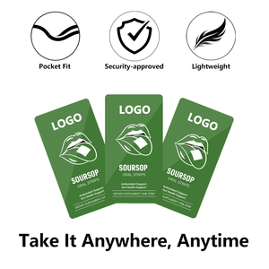 OEM Antioxidante Herbal Oral Thin Film Suplemento Gut Saúde Suporte Graviola Extrato Oral Strip com Açaí Berry Pó - Product Image 5