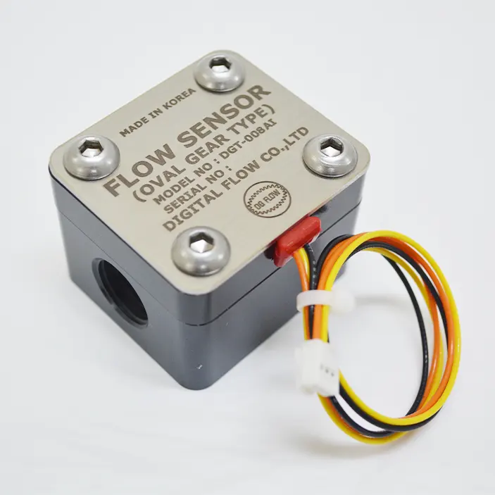 Misuratore di portata DGT-008AI/sensore misuratore di portata/sensore a filettatura interna a ingranaggio ovale per misurare o controllare il flusso o il livello o