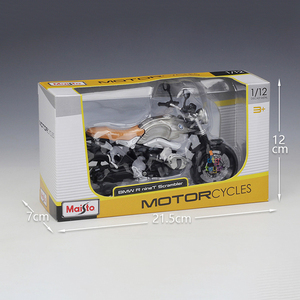 Maisto โมเดลมอเตอร์ไซค์จำลอง1/12 R เก้า T โมเดลของเล่น Diecast