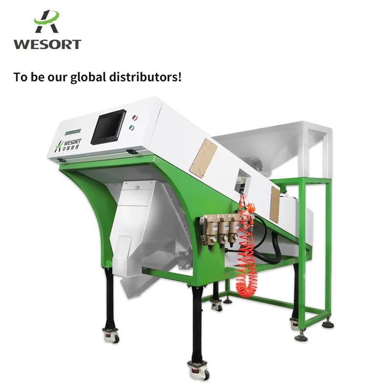 wesort To be our global distributors corn mini ccd mango vegetable color sorter machine rice beans plastic coffee color sorter