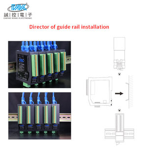 Módulo remoto de entrada analógica de 8 canales, señal de corriente de voltaje de 10V/5V/20ma, RS485, Modbus RTU, PLC, salida de entrada de producto - Product Image 5