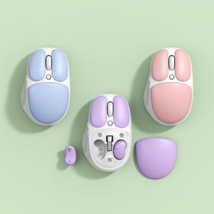 2024 einzigartiges Design Bluetooth Maus mit Bluetooth-Kopfhörer niedlicher Mini-Laptop Computer 8D wiederaufladbare kabellose Maus - Product Image 2