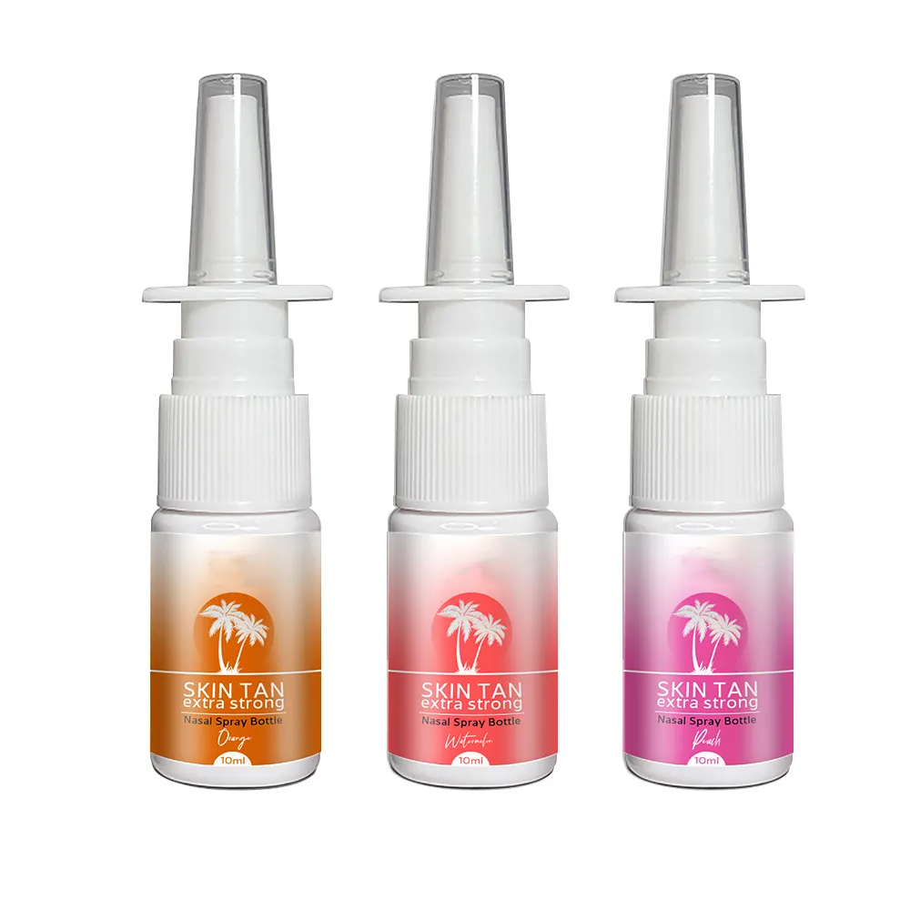 Benutzer definiertes Logo 10ml Bräunung Nasal Extreme Bronzing Darker Accelerator Nasen bräuner Bräunung spray