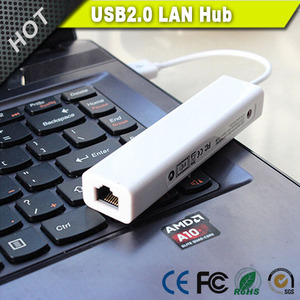 10/2.0 Mbps hızlı Ethernet LAN kablolu ağ desteği ile 3 port USB 100 Hub Windows 10 8.1 8 7, XP, Vista, Mac OS - Product Image 3