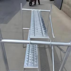 Andamio de Marco en H móvil de metal de fábrica para la construcción Construcción de marco de tablón de andamio de metal galvanizado - Product Image 6