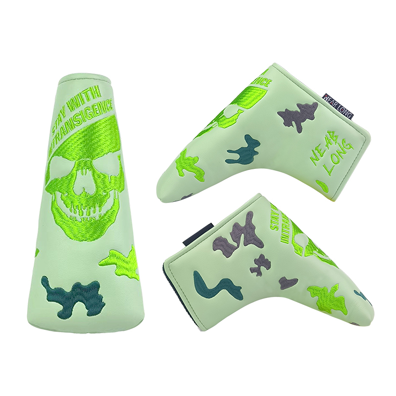 Funda para putter Blade - Calavera Verde