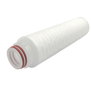 0.2 mikron 20 inç yüksek akış Pp/naylon/Ptfe pileli membran filtre kartuşları su kağıdı plili filtre eleman - Product Image 1