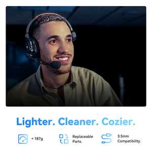 Hollyland Solidcom SE 1100ft Equipo de comunicación Full Duplex 2,4G ENC Cancelación de ruido Sistema de auriculares de intercomunicación inalámbrico