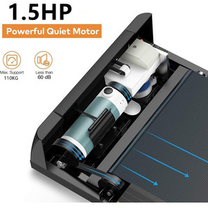Lijiujia Easy Installation Customized logo Packing Foldable Running Machine Automatic Fitness LED Screen Home Use Treadmill