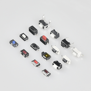 Soken RK2-13D SMD dönen düğme LED Dimmer anahtarı 6X6 kare 2 Pin 12V DC siyah dokunsal basmalı düğme anahtarı anlık özel - Product Image 6