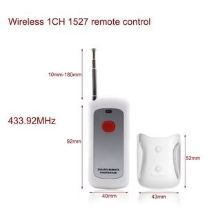 Die beste langstrecken 433 mhz kabellose fernbedienung 1527 lernen code sender für wasserpumpe motor led lampe elektrischer vorhang