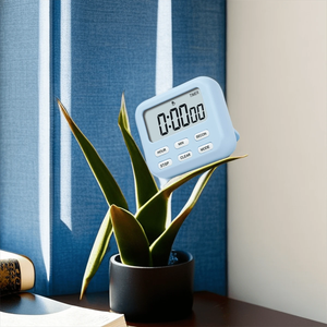 Nuovo schermo digitale LCD quadrato Timer magnetico da cucina cottura cottura conteggio conto alla rovescia orologio di sonno Timer cronometro - Product Image 6