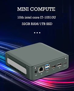 Barebone nano Mini PC industriale Desktop Gamer con cpu I5-8265U I7-8265U Win10 Linux Mini PC Case del Computer con noi spina - Product Image 2