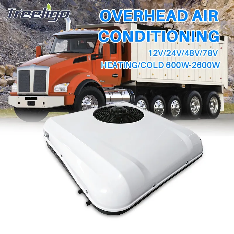 12 volt dc air conditioner Parking cooler Air Conditioning bus 24v portable car air conditioner 12v for Truck Excavator RV