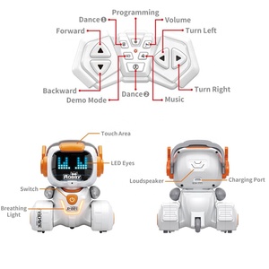 Giocattolo Robot educativo avanti, indietro, gira a sinistra e, a destra, programmazione, dimostrazione automatica, pattuglia, danza, canzone, volume - Product Image 4