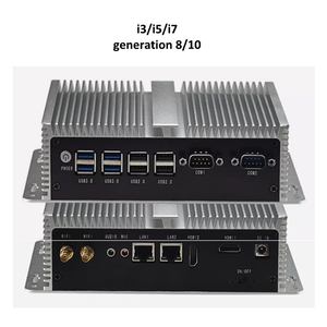 MiniPC per computer industriali quad-core per ufficio casa Linux host incorporato fanless dual COM seriale Ubuntu server minicomputer - Product Image 4