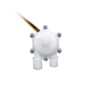 食品级1/4 "塑料脉冲流量传感器DC5V 12V 24v液体流量计0.15-1.5升/分钟水流传感器 - Product Image 6