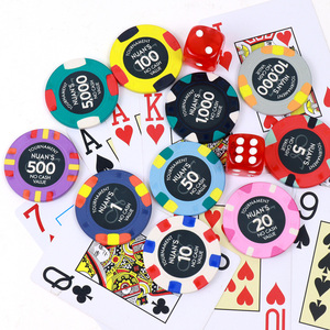 Chuyên Nghiệp Gốm Set De Poker <span class=keywords><strong>Chip</strong></span> 10G Khắc Bigtop Hat Mía Khuôn Tùy Chỉnh Thiết Kế Biểu Tượng Sinh Thái Chất Liệu Sòng Bạc <span class=keywords><strong>Chip</strong></span> Token - Product Image 2
