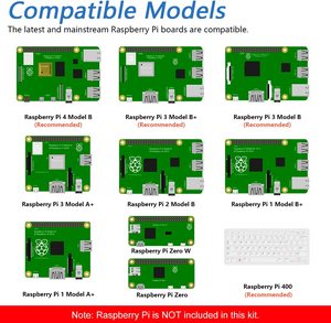 Raspberry Pi 4B Ultimate Starter Development Kit für Raspberry Pi 4B/3B/PI 400 mit 223 Artikeln, 104 Projekten - Product Image 6