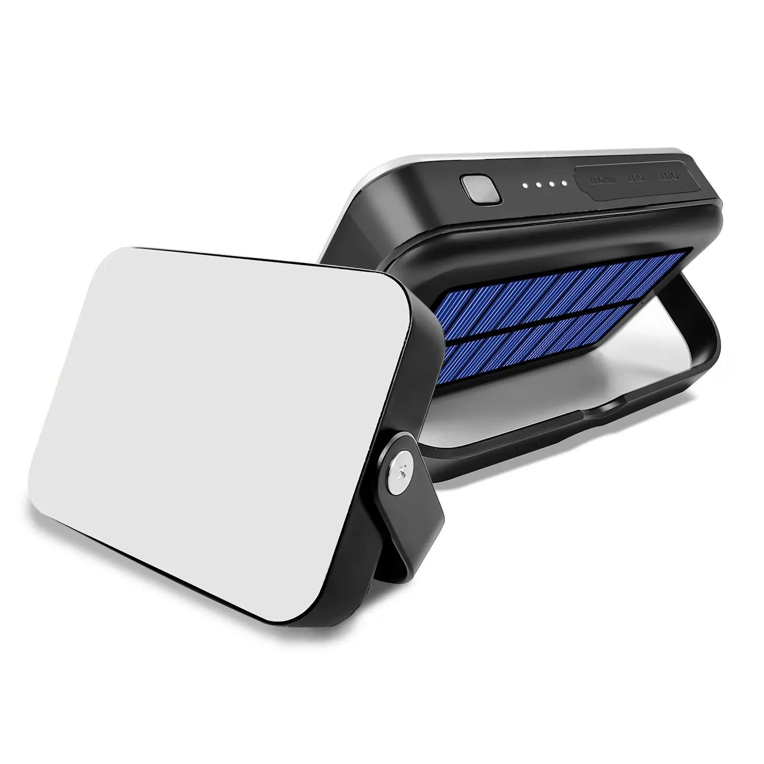 Mini IP65 À Prova D' Água Solar 13400mAh Bateria De Lítio lateral acampamento acampamento luz lanterna portátil iluminação exterior acampamento impermeável