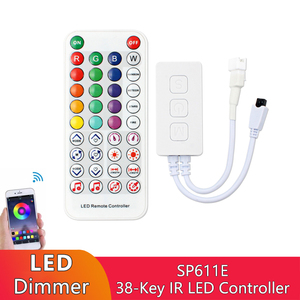 ESann SP611E 38Keys แอดเดรสแถบไฟ Led สีฟ้าฟันพิกเซล SPI ควบคุม Led สำหรับ WS2811แอดเดรสนำแถบแสง - Product Image 2