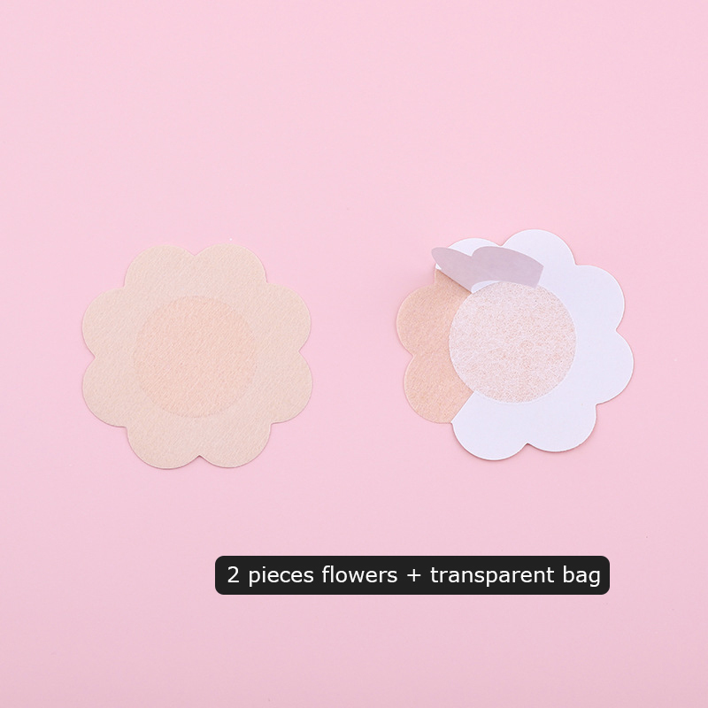 Peau-2 pièces fleur + sac transparent