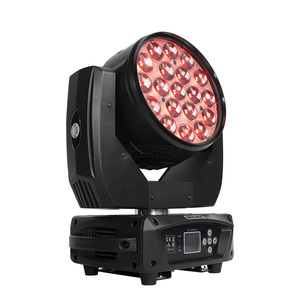 Factory Outlet <strong>Design</strong> DMX 19x15w RGBW Zoom <strong>LED</strong> Moving Head Beam Wash Stage Lighting For Disco - Product Image 3