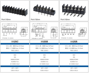 Conector de Terminal de tornillo PCB, 2/3/4/5/6/7/8/9/10/12 Pines, enchufe de ángulo recto, aguja de Pin 15EDG de 3,5mm - Product Image 5