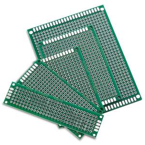 Smart Electronics fr-4 <span class=keywords><strong>PCB</strong></span>ボード両面銅板キット (Arduキットと互換性のある5つのサイズのDIYはんだ付け用)